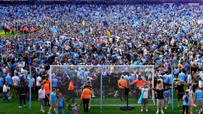 Manchester City goleó y se consagró campeón de la Premier League