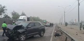 Motociclista muere tras impactar con camioneta