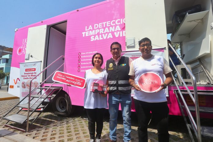 Municipalidad de SMP se une contra el cáncer y brinda despistaje gratuito en el distrito