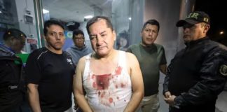 PNP busca a agresores de alcalde de Comas PNP busca a agresores de alcalde de Comas
