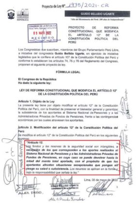 Proyecto de Ley N&deg; 1975 2021-CR -01