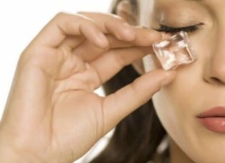 Rejuvenece poniéndote 5 minutos hielo en la cara