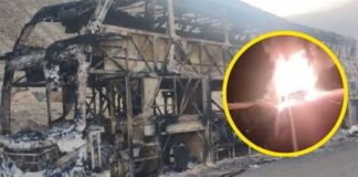 Se salvan de morir quemados en bus Se salvan de morir quemados en bus