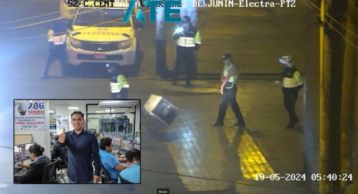 Serenazgo de Ate evita asalto a casa de cambio