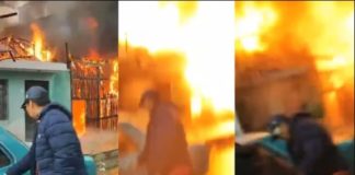 Explosión en Villa El Salvador deja casa inhabitable