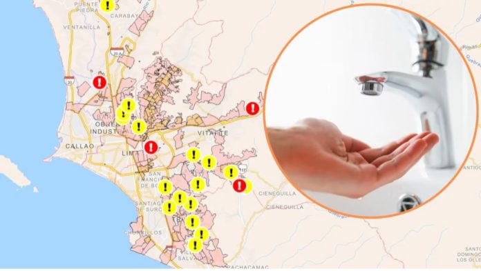 Sedapal volverá a cortar el agua los días 10 y 11 de mayo