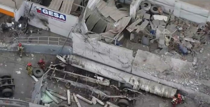 VMT: Incendio en gasolinera causada por fuga de gas