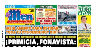 Portada Diario El Men (27/05/2024)