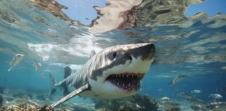 Ataque de tiburón a un surfista en California