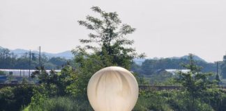 Corea del norte mandó globos aerostáticos con desechos