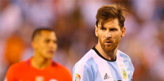 Messi en la Copa América del 2016