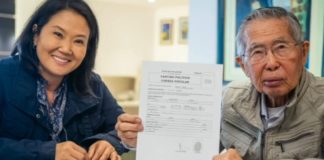 Ayer, a través de las redes sociales, la lideresa de Fuerza Popular, Keiko Fujimori, hizo oficial la afiliación de su padre, Alberto Fujimori