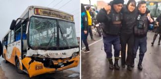 Buses chocan y dejan 30 heridos en Chorrillos