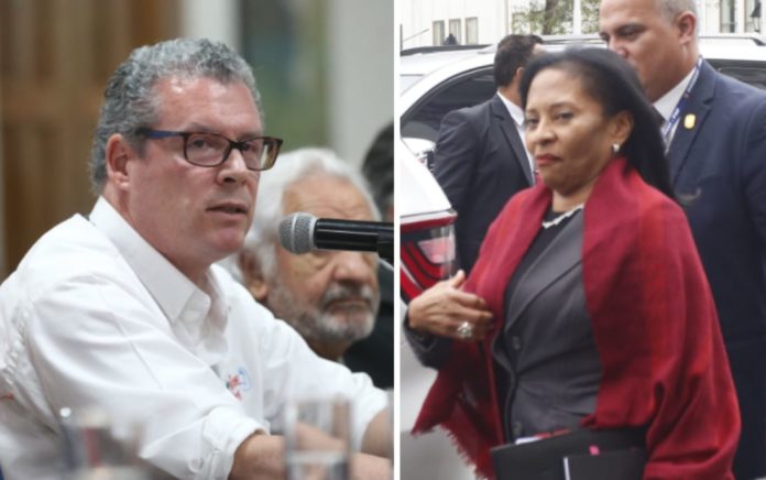 Denuncian penalmente a ministros Morgan Quero (Educación) y Ángela Hernández (Mujer y Poblaciones Vulnerables)