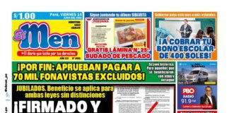 Portada Diario El Men (14/06/2024)
