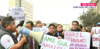 Protestas en el Hospital Loayza por designación de Eduardo Yong