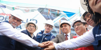 Ate: Colocan primera piedra para nuevo Centro de Salud Fortaleza