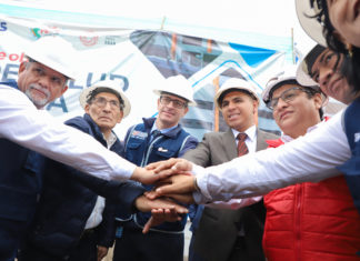 Ate: Colocan primera piedra para nuevo Centro de Salud Fortaleza