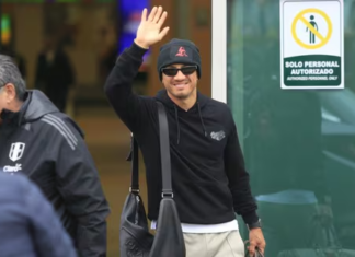 Lapadula llegó a Perú y está listo para los amistosos