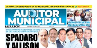 Auditor Municipal: Ranking de gestión de alcaldes de Lima y Callao Auditor Municipal: Ranking de gestión de alcaldes de Lima y Callao