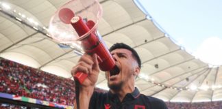 UEFA sanciona a Albania por cánticos contra Macedonia UEFA sanciona a Albania por cánticos contra Macedonia