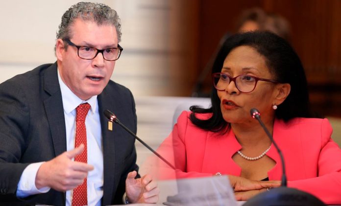 Morgan Quero y Ángela Hernández