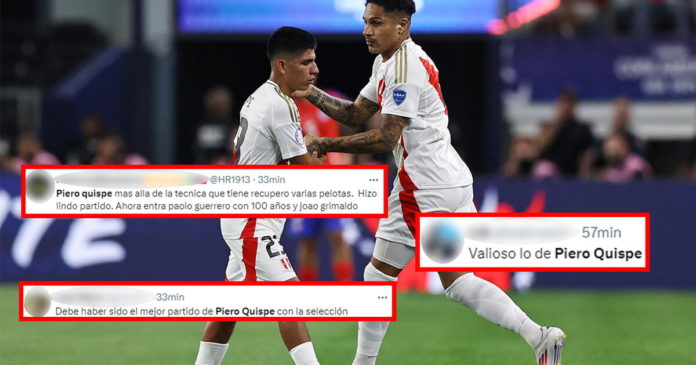 Hinchas critican actuación de Piero Quispe tras derrota de Perú Hinchas critican actuación de Piero Quispe tras derrota de Perú
