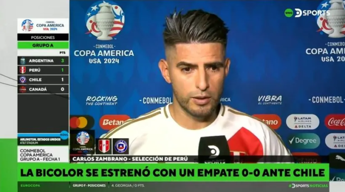 Carlos Zambrano arremete contra críticos de la selección peruana