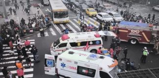 accidente de tránsito en el cruce de avenidas Abancay y Colmena