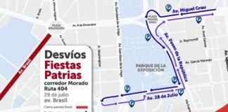 Modificaciones en el transporte público por la Gran Parada y Desfile Cívico Militar 2024