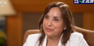 Dina Boluarte y su "plato favorita" de China