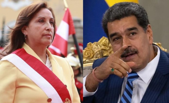 Dina Boluarte y Nicolás Maduro