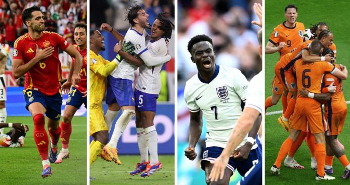 Eurocopa 2024: ¿Cuándo se jugarán las llaves de semifinales?