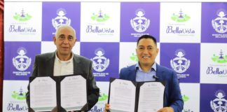 Bellavista firma convenio para la instalación de alumbrado público Led