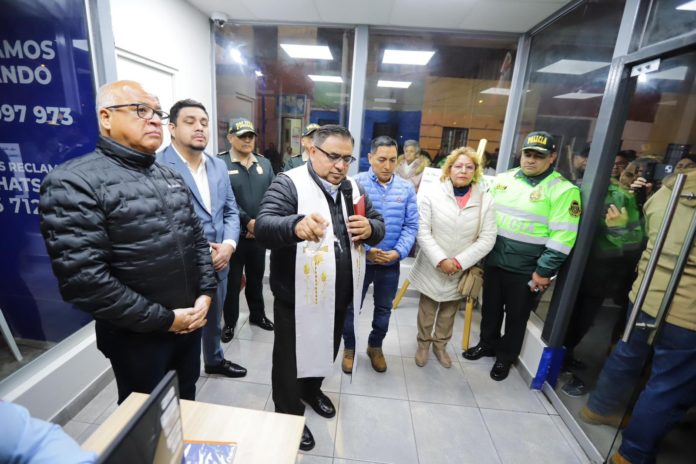 Municipalidad de Bellavista recupera y equipa módulo de seguridad