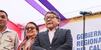 Ciro Castillo Rojo puso primera piedra para colegio en Pachacutec