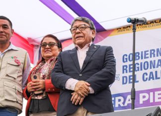 Ciro Castillo Rojo puso primera piedra para colegio en Pachacutec