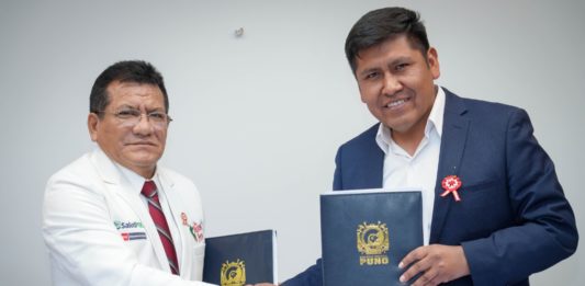 SaludPol y Gobierno Regional de Puno firman convenio que beneficia a cerca de 11 mil policías