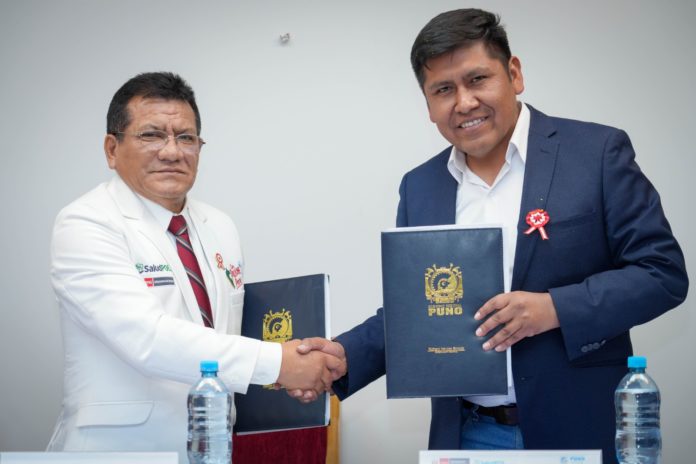 SaludPol y Gobierno Regional de Puno firman convenio que beneficia a cerca de 11 mil policías