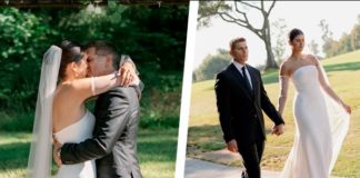 Christian Meier feliz por su matrimonio