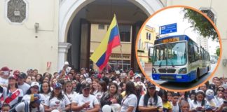 Buses del Corredor Azul desviaron su ruta tras manifestaciones