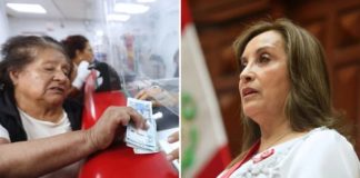 Dina Boluarte anunció bono alimentario para hogares urbanos
