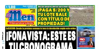 Portada Diario El Men (26/07/2024)