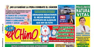 Portada Diario El Men (01/08/2024)
