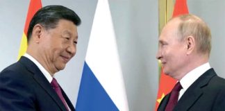 China y Rusia felices Xi Jinping y Vladimir Putin