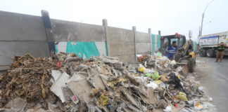   SMP: Alcalde recogió 120 toneladas de basura y desmonte en la Av. Trapiche