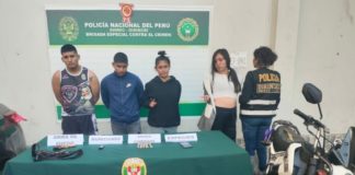 Cae banda de pistolera en SJL