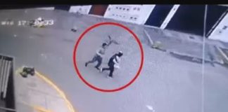 Casi la mata a machetazos