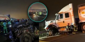 Custer choca patrulla y deja tres heridos