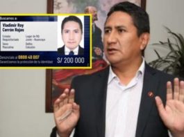 Duplican recompensa por cabeza de Vladimir Cerrón
